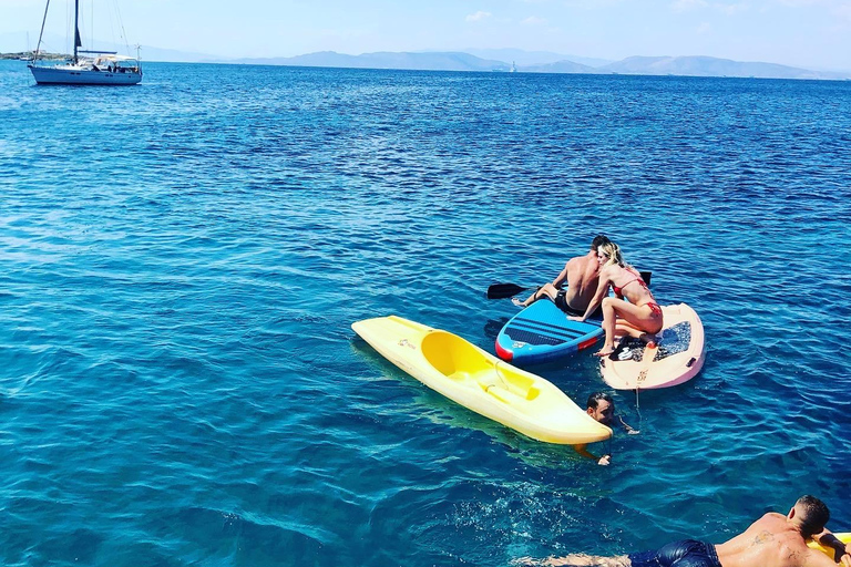 Athens: Full-Day Private Sailing Trip with Meal & Drinks Daily sailing cruise from Athens with food and drinks