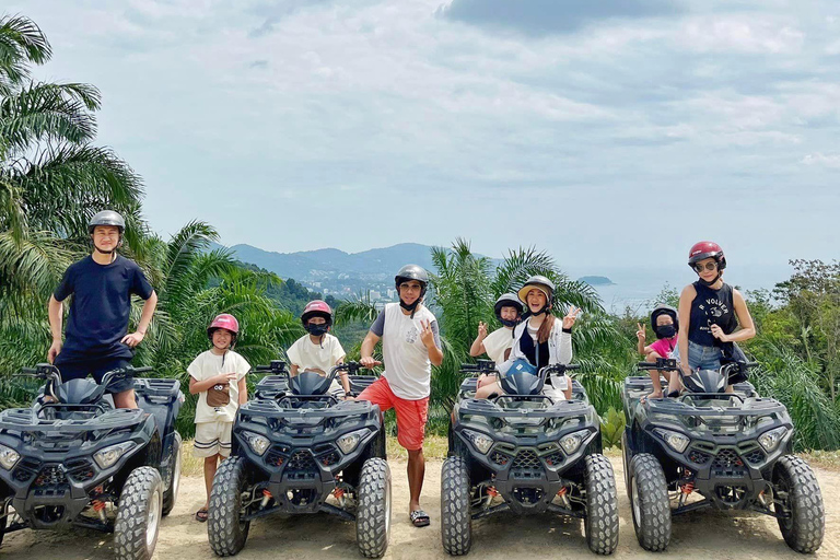 Depuis Phuket : Itinéraires panoramiques en quad avec vue sur Karon et Patong1 heure de route