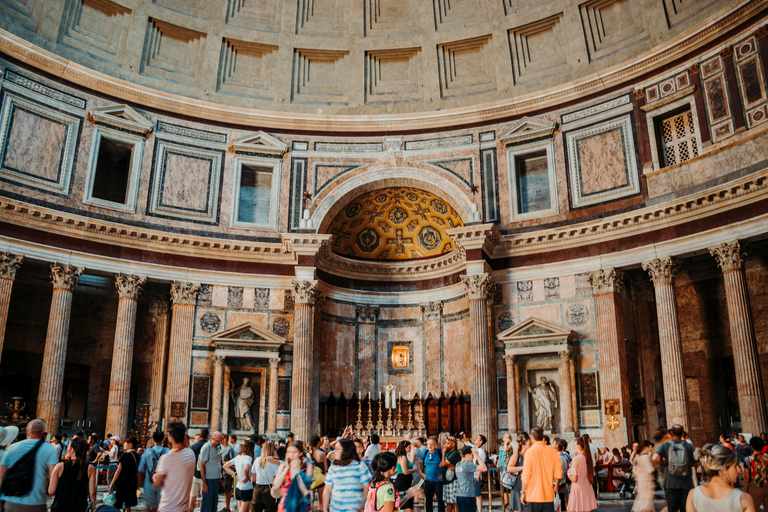 Rome: Pantheon Audio Tour with Pre-Reserved Timed Entry Multilingual App Guide + On-Site Host + Entry Tickets