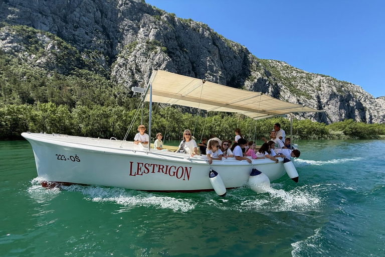 Omiš: Cetina Canyon Cruise to Radmanove Mlinice