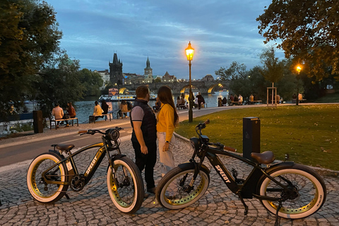 Prague Historical & Viewpoints Retro E-Bike Group Tour