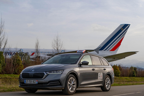 Transfer från Tarbes Lourdes järnvägsstation och flygplats till Médiévales de MontanerTransfer från Tarbes Lourdes tågstation och flygplats till Médiévales de Montaner