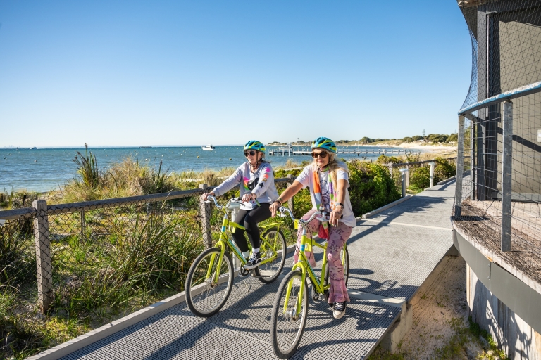 Desde Perth: excursión 1 día en bici y ferry Rottnest IslandAlquiler de bicicletas y ferri con traslados del y al hotel