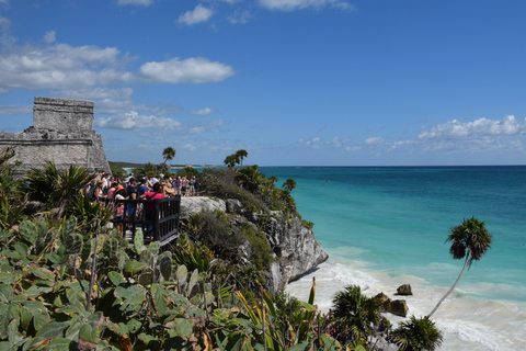 Cancun: Tulum Ruins, Akumal Turtles, Cenote & Caves Snorkel From Cancun
