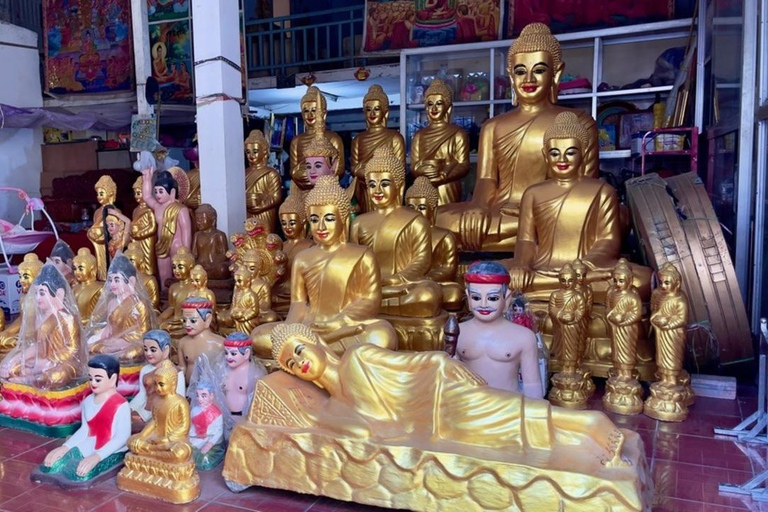 Tour a piedi del mercato locale e della cultura della città di Phnom Penh