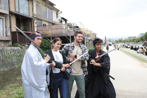 1 uur reizen met een Samurai fotoshoot in Kyoto