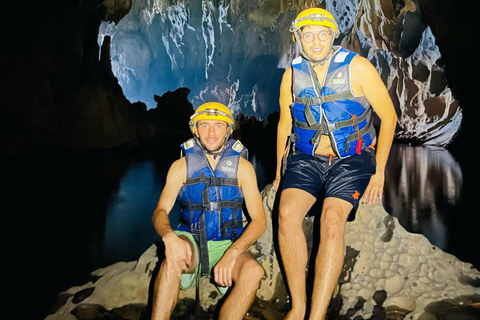 Phong Nha: Zipline Dark Cave & Paradise Cave Exploration Option 4: Full Adventure Experience - Drop-off in Hue