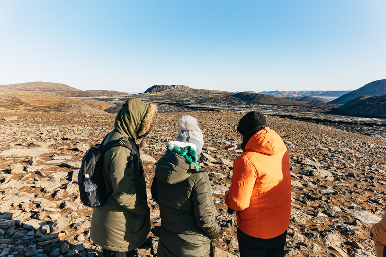 Från Reykjavík: Dagsutflykt till vulkanerna och Blå lagunen