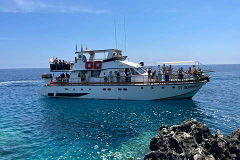 Protaras | St Georgios Boat Private Charter | TURTLE COVE Protaras | St Georgios Boat Private Charter | 3 hours