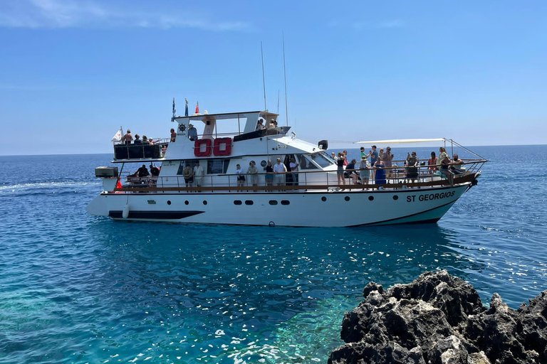 Protaras | St Georgios Boat Private Charter | TURTLE COVE Protaras | St Georgios Boat Private Charter | 3 hours