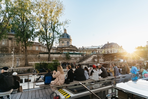 Paris: Sightseeing-Bootsfahrt und Abendessen im Bistro