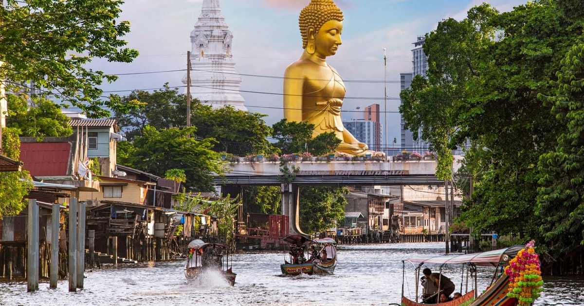 Bangkok Kana Y Bangkoku I Wycieczka Odzi Chao Phraya Longtail Boat