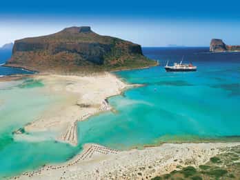 Dal porto di Kissamos: crociera in barca alla laguna di Balos e Gramvousa