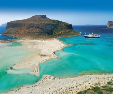 From Kissamos Port: Boat Cruise to Balos Lagoon & Gramvousa
