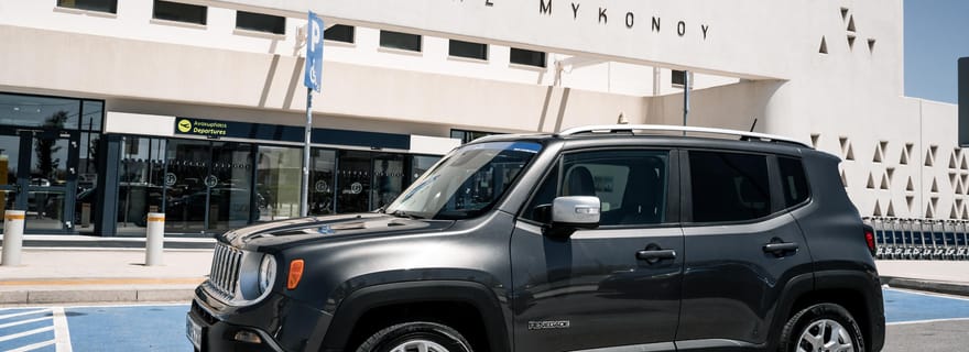 Mykonos : Service de transfert aéroport et port - Jeep Renegade