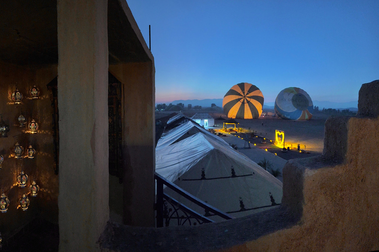 Marrakech: Hot Air Balloon Ride, rooftop view & Drone Video Sunrise Balloon Flight + Drone Video