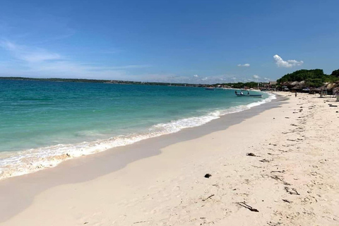 Cartagena: Playa Blanca BARU łodzią motorową z lunchem