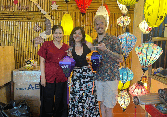Lantern Making Class with Hotel pick-up -Thanh Truc Lantern