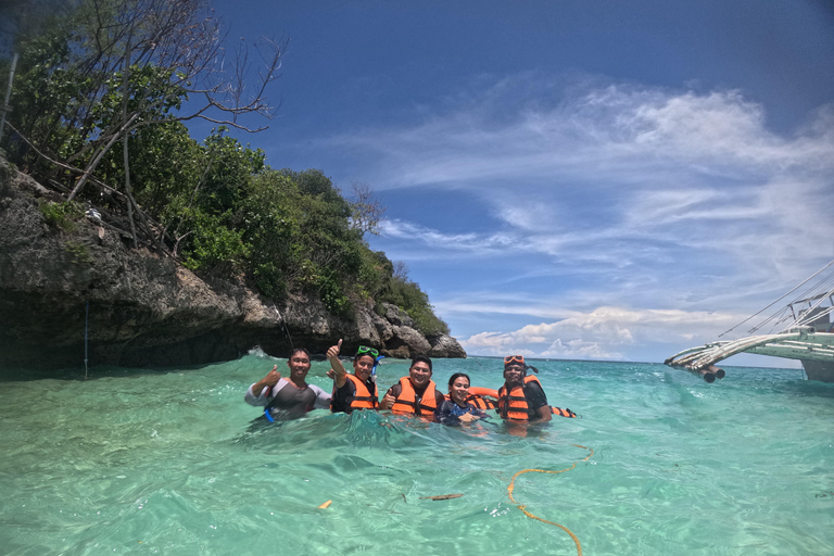 CEBU: Observação de tubarões-baleia + Sumilon Sand Bar + Cataratas de Tumalog