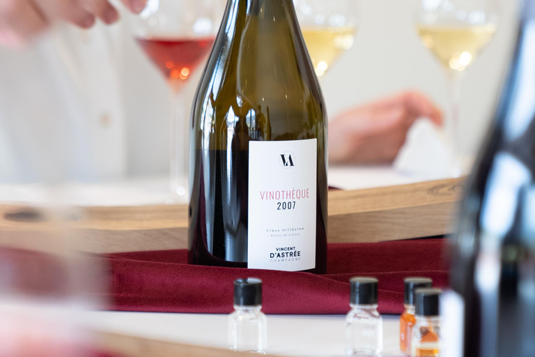 Champagne Vincent d&#039;Astrée: Sensorisk workshop