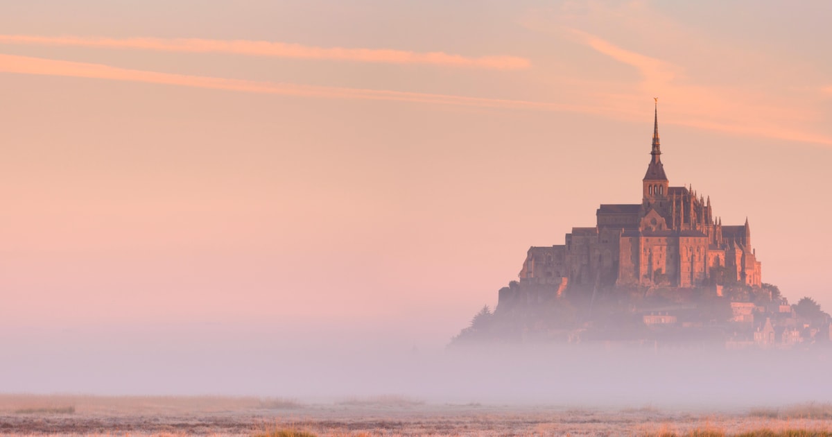 Desde Le Havre y Honfleur Visita autoguiada al Monte SaintMichel