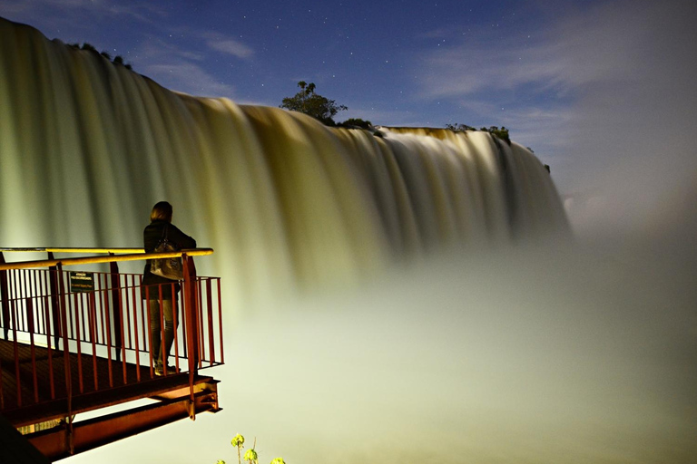 Iguazu Falls: Argentina and Brazil Sunset on the Same Day