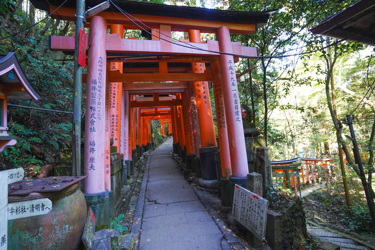 Kioto: tour de senderismo oculto de 3 horas por el santuario Fushimi Inari