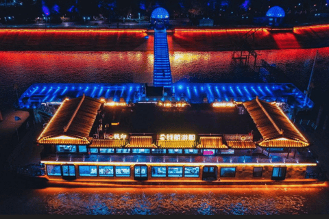 Hangzhou night tour 6 Harmonies Pagoda Qiantang river cruise