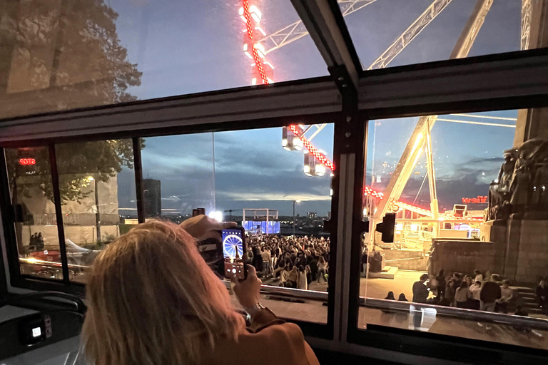 Bruxelles : Visite en bus du coucher du soleil et grande roue &quot;The View