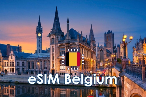 België: eSIM Mobiel Data Plan - 50GBBelgië mobiel data-abonnement - 50GB (30 dagen)
