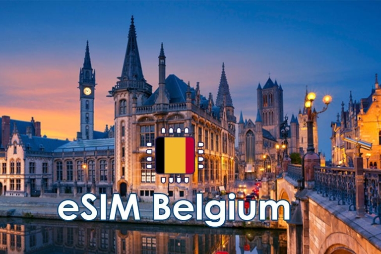 Belgia: Plan danych mobilnych eSIM - 50 GBPlan taryfowy Belgium Mobile Data - 50 GB (30 dni)