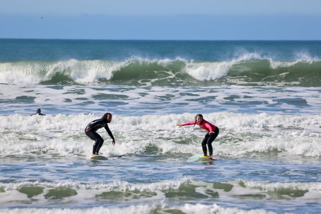 Visit Pismo Beach Private Group Surf Lesson- all equip included! in Pismo Beach