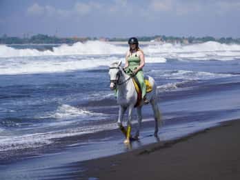 Bali: Ridning på Sanur Beach med transport