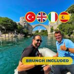 Mostar, casa dei dervisci di Blagaj, Počitelj, cascate e brunch