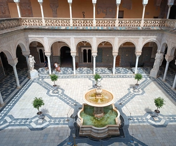 Sevilla: Rondleiding door Casa de Pilatos met tickets