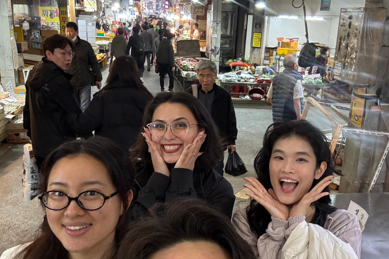 Busan: Market Tour, Cooking Class, and Games