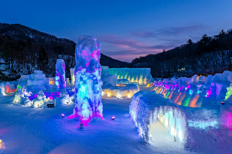 Sapporo: Lake Shikotsu Ice Festival & Lake Toya Day Trip