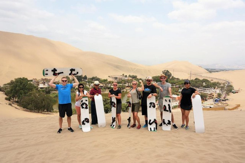 Ica- Huacachina-Sandboarding + Buggy - Prise en charge à l&#039;hôtel