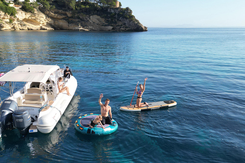 Maiorca: Barca privata per gli sport acquatici. Aliscafo Pranzo Bevande SUP