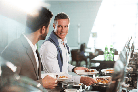 Dubaj: Międzynarodowe Lotnisko Marhaba Lounge (DragonPass)Odloty międzynarodowe T3: Salon Marhaba (hala C)