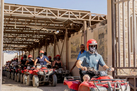 Hurghada: Tent Village Camp ATV Ride, Camel, BBQ Dinner Show Tent Village Camp ATV Ride + Dinner&Show (Group Tour)