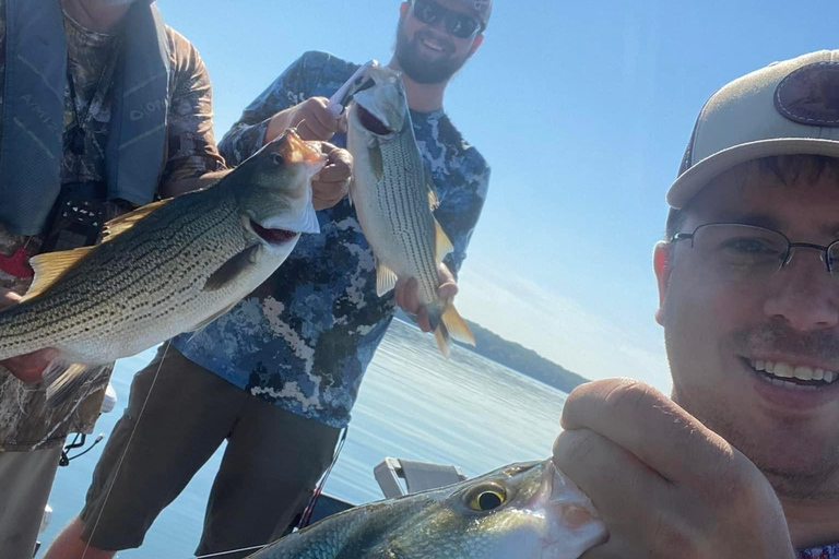 ناشفيل: رحلة صيد سمك القاروص الهجين والمخطط