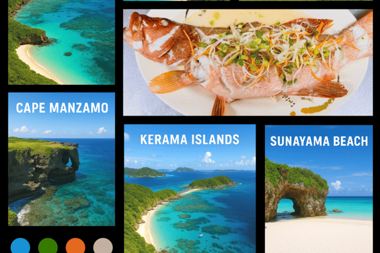 Okinawa Tour: Shurijo Castle, Cape Manza, Kouri &amp; Aquarium