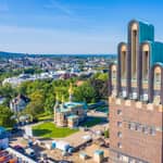 Festa del Patrimonio mondiale Mathildenhöhe Darmstadt – Visita guidata: Hochzeitsturm (Torre delle nozze)