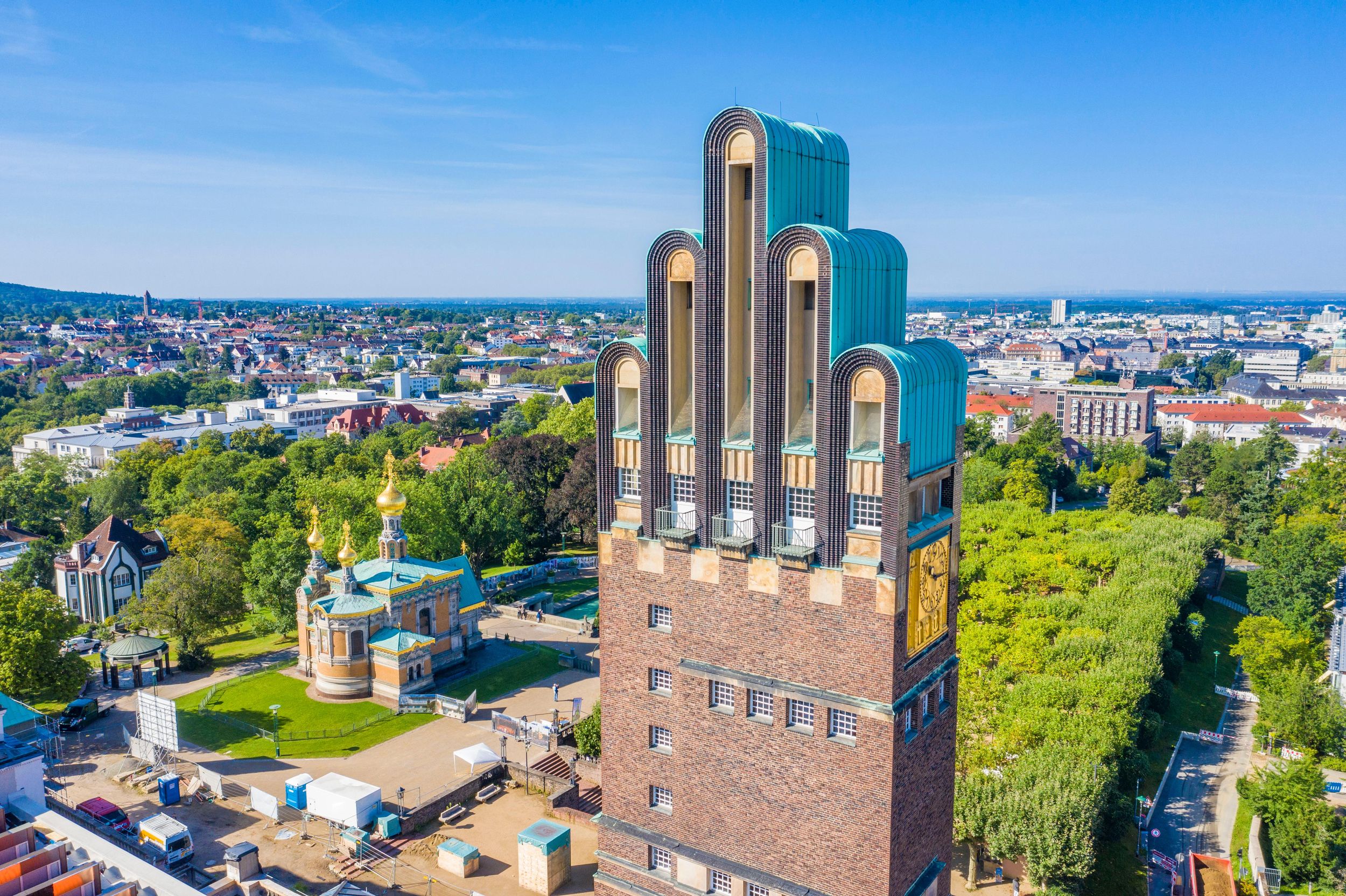 Welterbefest Mathildenhöhe Darmstadt – Führung: Hochzeitsturm