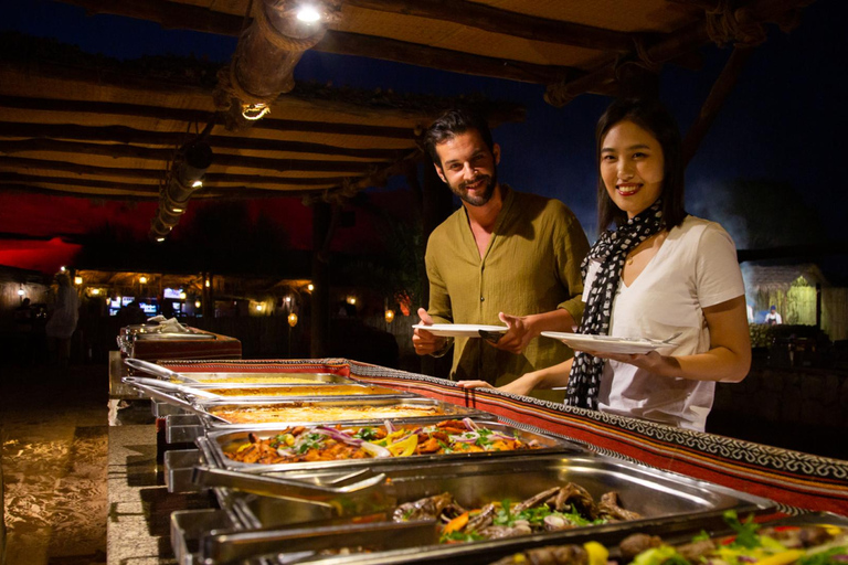 Dubai Dunes Sunset Dinner Safari Evening Desert Safari with Soft Drinks - Sharing basis