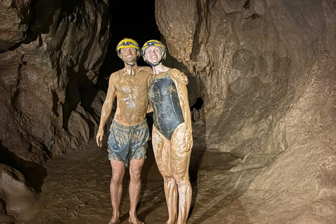 Phong Nha: Zipline Dark Cave & Paradise Cave Exploration Option 4: Full Adventure Experience - Drop-off in Hue