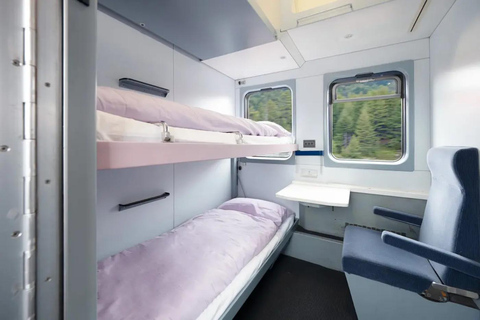 The Good Night Train from Brussels to Berlin and back [Couchettes - Shared 4-person] From Brussels to Berlin