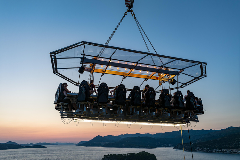 Diner in de lucht Dubrovnik