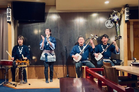 Tóquio: Experiência de Shamisen e Izakaya ao vivo